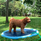 🏊SUMMER HOT SALE 50% OFF NOW! 🌊 Pawsh™ Foldable Dog Splash Pad🇬🇧 Big Sprinkler Mat for Garden & Beach 🌊☀️ | Non-Slip, Quick-Dry Play Pool for Dogs 🐾 | Folds Flat in Seconds! 🎒🐕