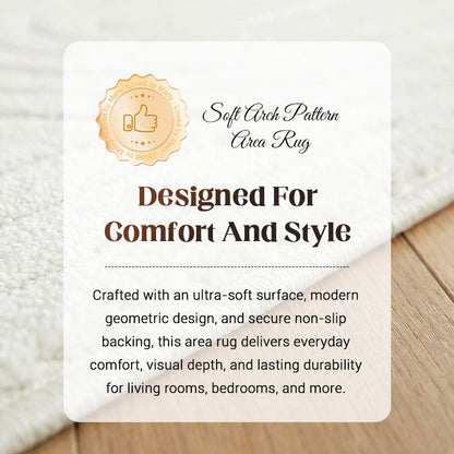 ⏰️Last Day For  £9.99 Only⌛️Soft Arch Pattern Area Rug