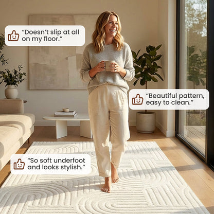 ⏰️Last Day For  £9.99 Only⌛️Soft Arch Pattern Area Rug