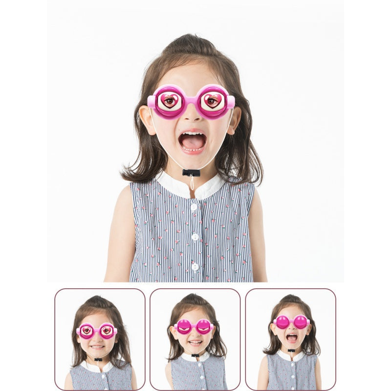 ⏰️Last Day For £8.99 Only⌛️Kids Pull-String Blinking Crazy Glasses