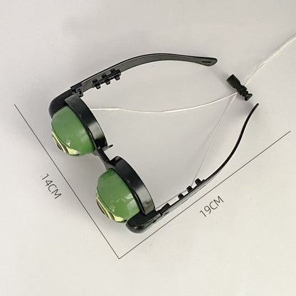 ⏰️Last Day For £8.99 Only⌛️Kids Pull-String Blinking Crazy Glasses