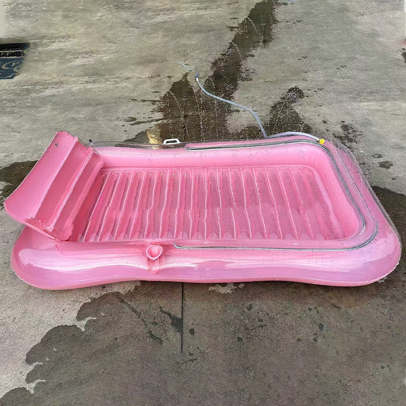 🌸LAST DAY SPECIAL PRICE!!🌸Inflatable Tanning Pool Lounger Float with Pillow