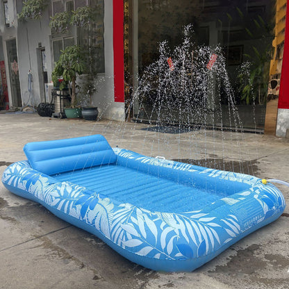 🌸LAST DAY SPECIAL PRICE!!🌸Inflatable Tanning Pool Lounger Float with Pillow