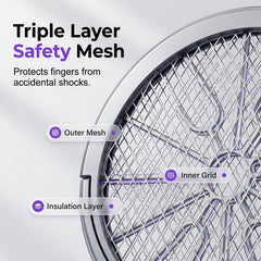 🏆LAST DAY SALE 50% OFF🔥2-in-1 Rechargeable Electric Fly Zapper 🪰⚡ | USB-C, Child-Safe & Quiet – Kills Mosquitoes & Flies Instantly | For UK Homes, Bedrooms & Kitchens 🇬🇧