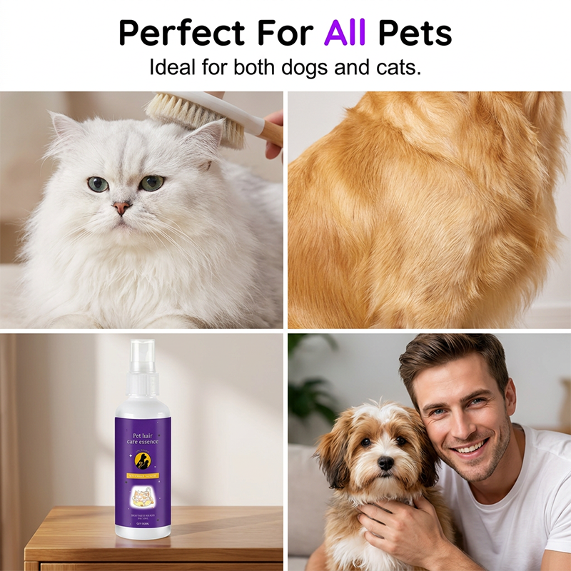 🔥LAST DAY SALE BUY 1 GET 1 FREE!!🔥PawGlide™ Pet Detangler Spray – No Rinse, Instant Tangle Relief for Dogs & Cats 🐾✨