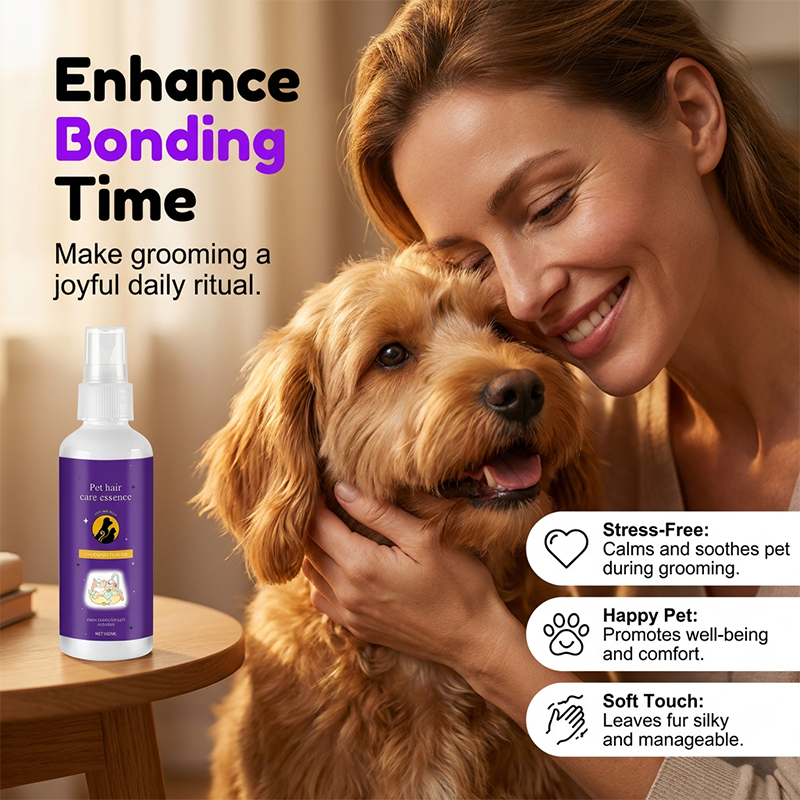 🔥LAST DAY SALE BUY 1 GET 1 FREE!!🔥PawGlide™ Pet Detangler Spray – No Rinse, Instant Tangle Relief for Dogs & Cats 🐾✨