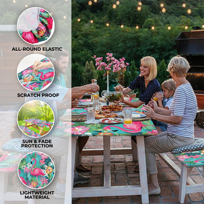 ✨ 50% OFF! 🥳💞50K+ SOLD!💥🖌️Waterproof Picnic Table & Bench Covers