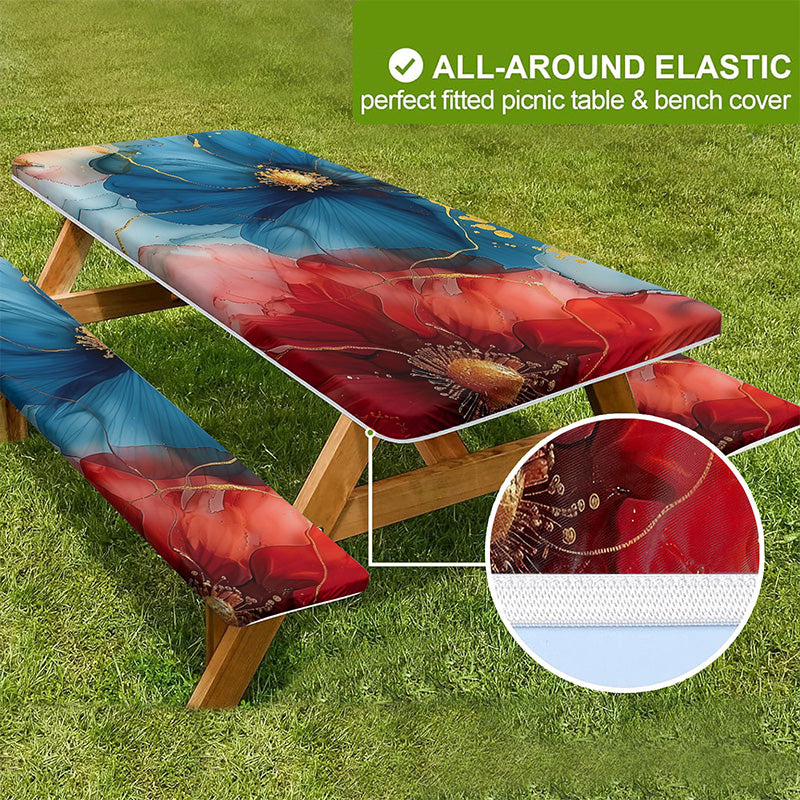 ✨ 50% OFF! 🥳💞50K+ SOLD!💥🖌️Waterproof Picnic Table & Bench Covers