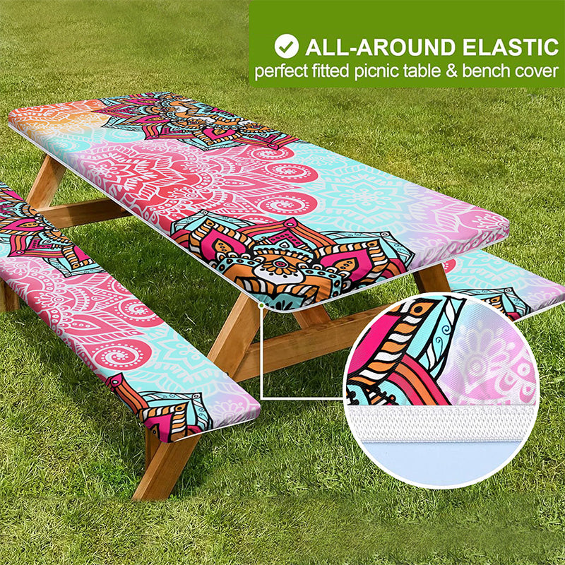 ✨ 50% OFF! 🥳💞50K+ SOLD!💥🖌️Waterproof Picnic Table & Bench Covers