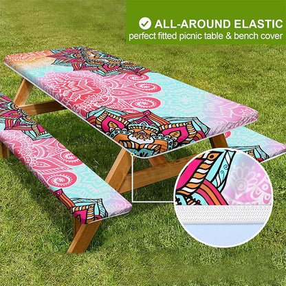 ✨ 50% OFF! 🥳💞50K+ SOLD!💥🖌️Waterproof Picnic Table & Bench Covers