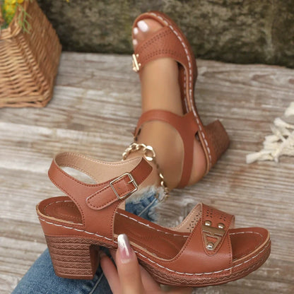 🎁Last Day Promotion 49% OFF🔥Women's Chunky Heel Sandals