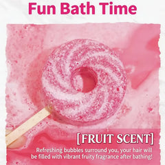 💞BUY 1 GET 1 FREE + 50% OFF! 🥳50K+ SOLD!🍭Reusable Cute Lollipop Bath Bomb🛁,Colorful Bubble Bath Ball for Fun Bath Time💧