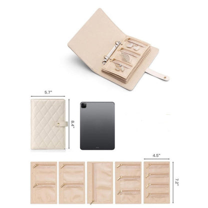 😍2026 NEW SALE-49% OFF😍Elegant Portable Checkered Jewelry Storage Bag