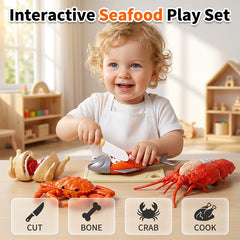 😍2026 NEW SALE-49% OFF😍Realistic Cuttable Play Food Set for Kids