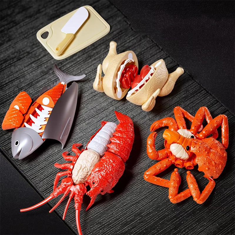 😍2026 NEW SALE-49% OFF😍Realistic Cuttable Play Food Set for Kids