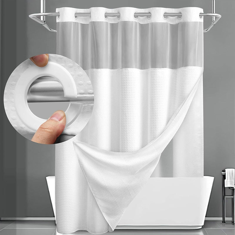 🎁Last Day Promotion 49% OFF🔥Waffle Pattern Shower Curtain