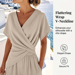 🌸LAST DAY SPECIAL PRICE!!🌸Elegant Solid Color Two-Piece Set