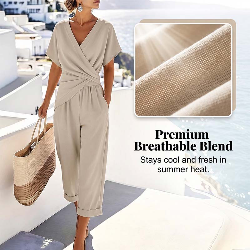 🌸LAST DAY SPECIAL PRICE!!🌸Elegant Solid Color Two-Piece Set