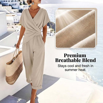 🌸LAST DAY SPECIAL PRICE!!🌸Elegant Solid Color Two-Piece Set