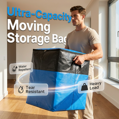 🎁Last Day Promotion 49% OFF🔥 Collapsible Storage and Moving Bag – Heavy-duty handles & zippered closure – Folds flat, perfect for moving, travel or closet organization – reusable & easy to clean 🏠– UK Ready! 🇬🇧