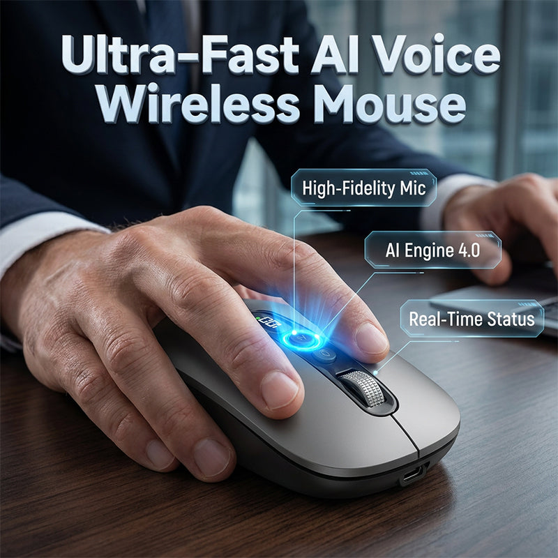 ⏳Limited-time 50% off⏰AI Smart Voice Wireless Mouse🖱️💬