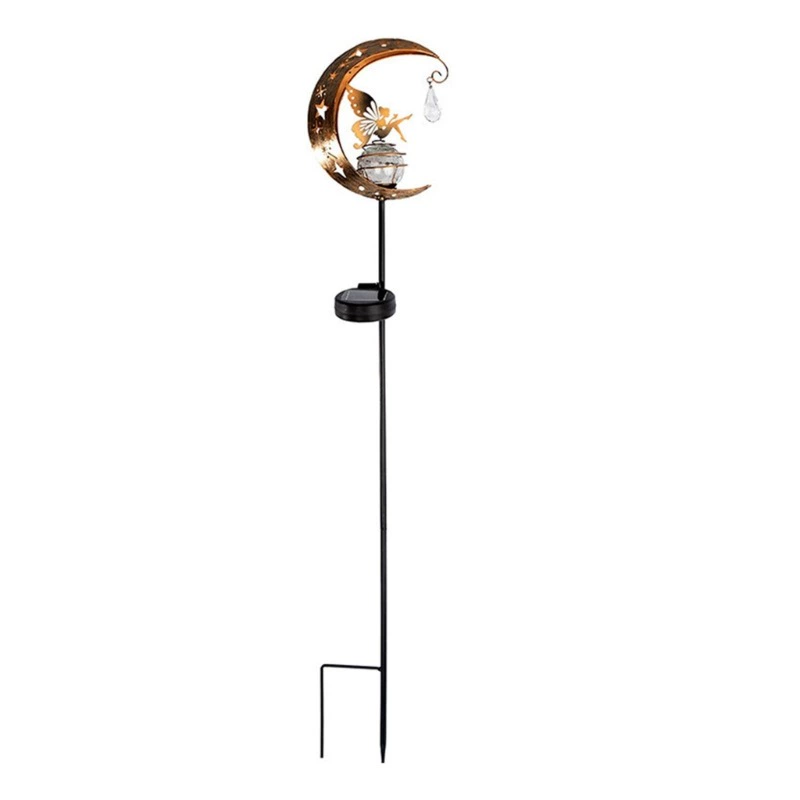 💥Last Day Special Sale 49% OFF🐦Solar Fairy Moon Garden Stake Light