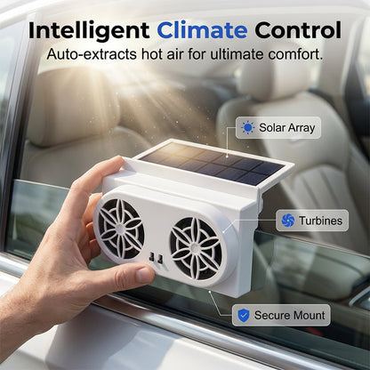 🔴🌡️ RED HEAT WARNING! Solar Car Ventilator Fan – Drops Cabin Temp by 20°C, No Battery Needed, Protects Kids & Pets from Deadly Heat