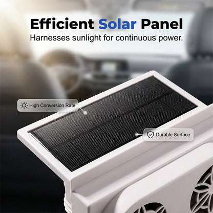 🔴🌡️ RED HEAT WARNING! Solar Car Ventilator Fan – Drops Cabin Temp by 20°C, No Battery Needed, Protects Kids & Pets from Deadly Heat
