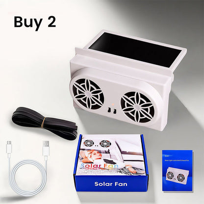 🔴🌡️ RED HEAT WARNING! Solar Car Ventilator Fan – Drops Cabin Temp by 20°C, No Battery Needed, Protects Kids & Pets from Deadly Heat