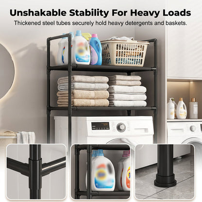 🎁Last Day Promotion 49% OFF🔥No-Drill Bathroom & Laundry Organizer Shelf