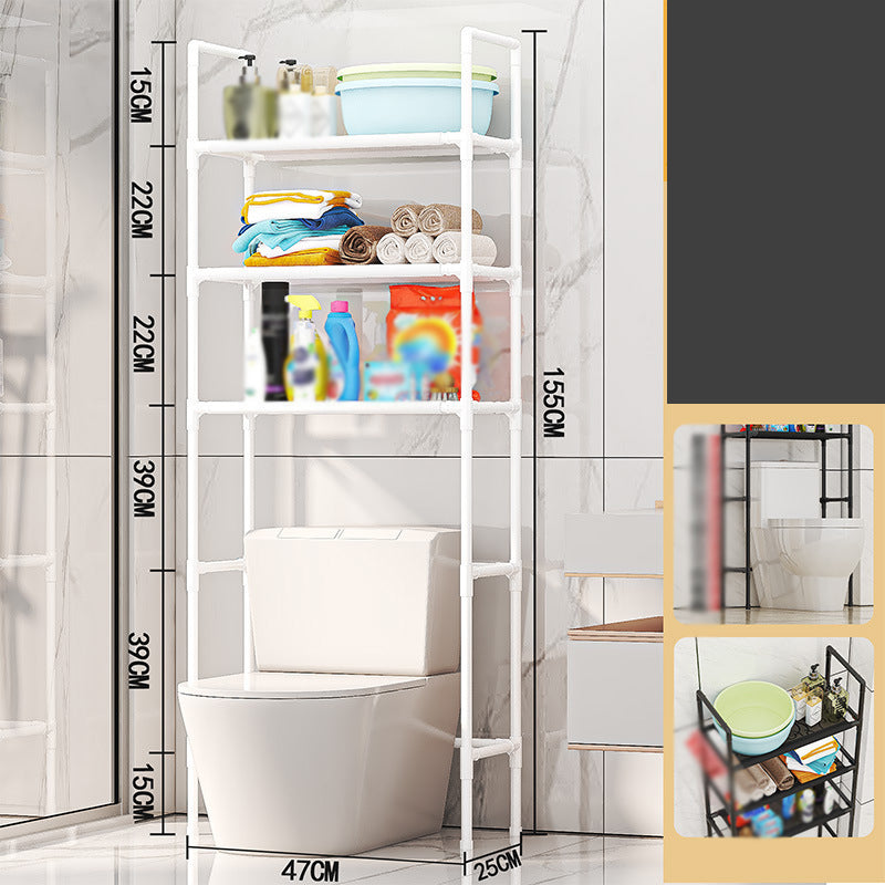 🎁Last Day Promotion 49% OFF🔥No-Drill Bathroom & Laundry Organizer Shelf