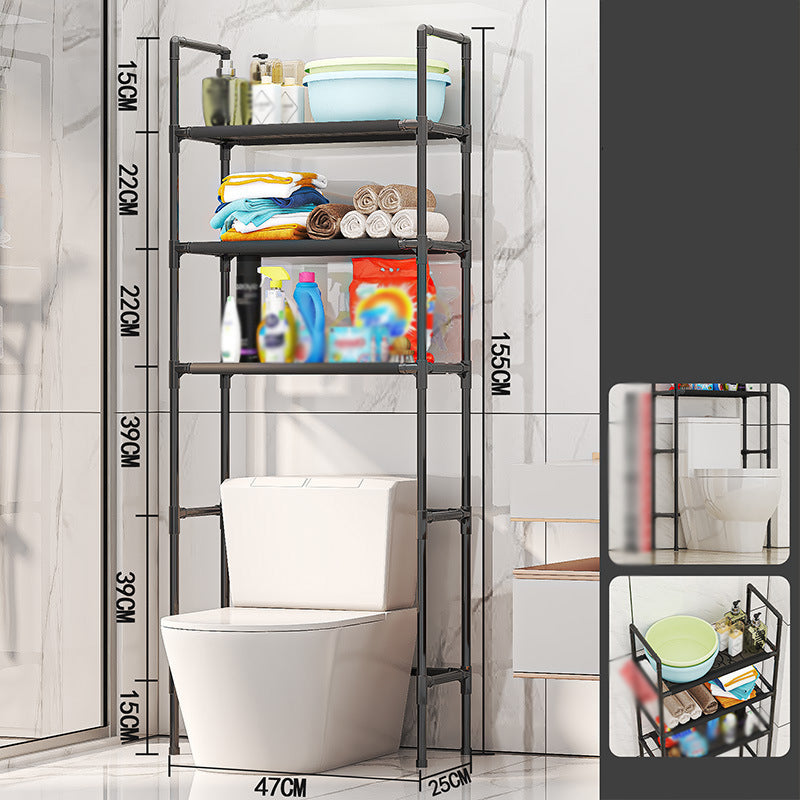 🎁Last Day Promotion 49% OFF🔥No-Drill Bathroom & Laundry Organizer Shelf