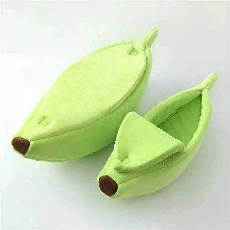 🌸LAST DAY SPECIAL PRICE!!🌸Plush Banana Shaped Cat Bed House