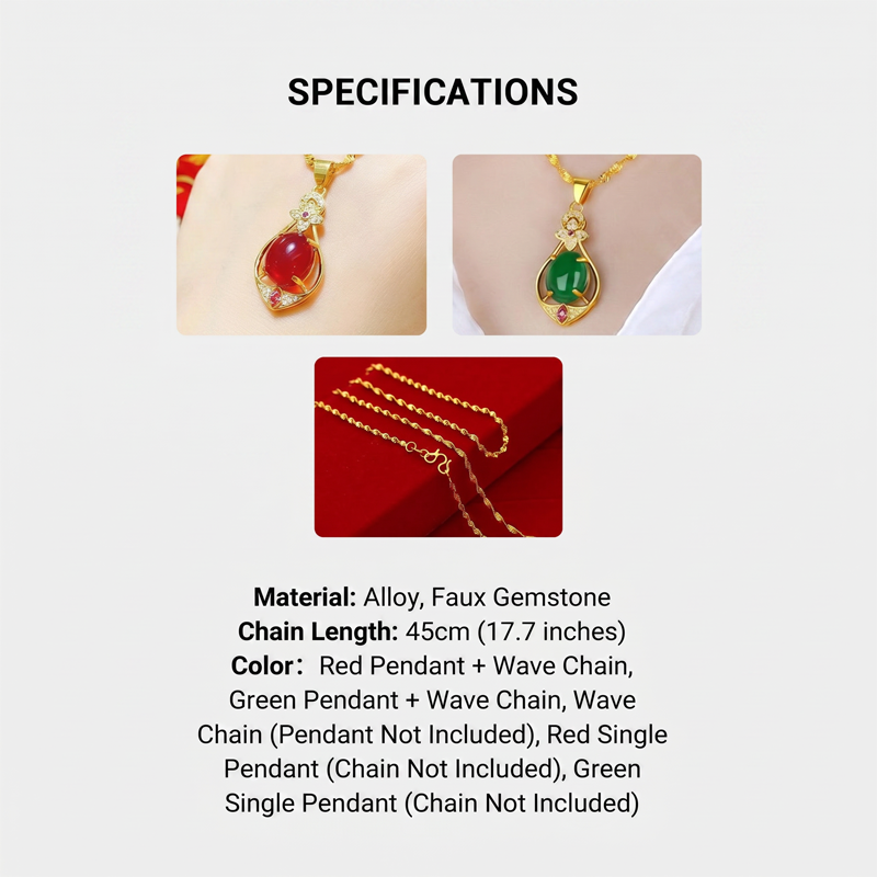 🌸LAST DAY SPECIAL PRICE!!🌸Elegant Four-Leaf Clover Teardrop Necklace