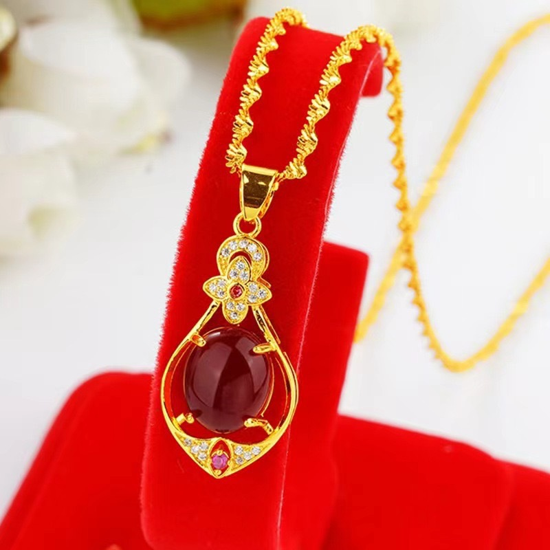 🌸LAST DAY SPECIAL PRICE!!🌸Elegant Four-Leaf Clover Teardrop Necklace