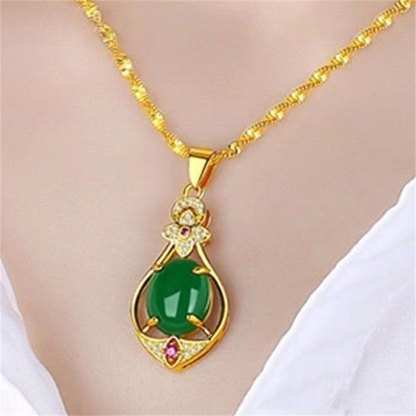 🌸LAST DAY SPECIAL PRICE!!🌸Elegant Four-Leaf Clover Teardrop Necklace