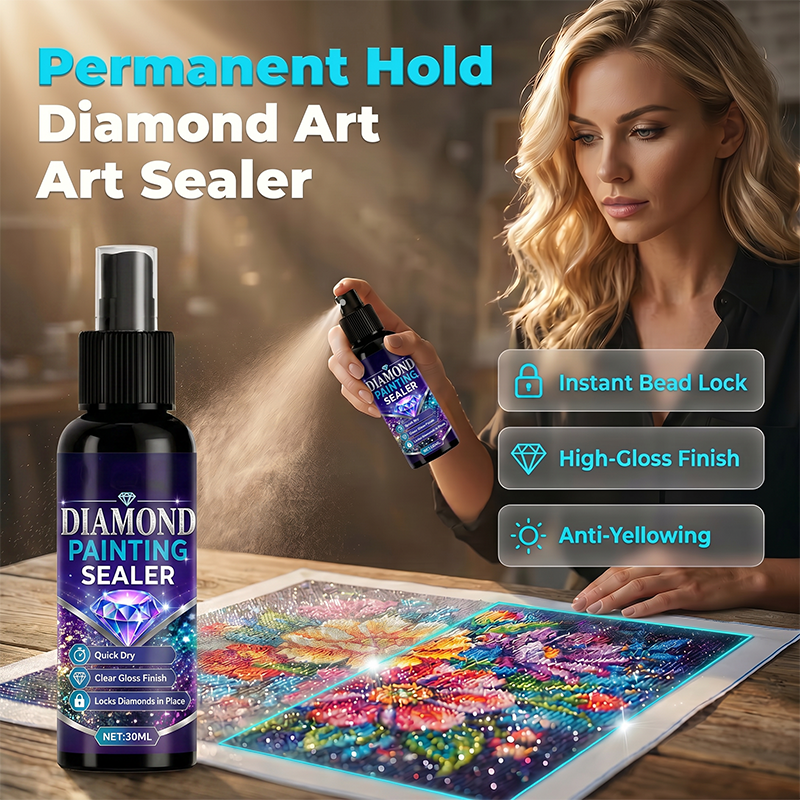 💥Last Day Special Sale 49% OFF👚Diamond Painting Sealer Spray