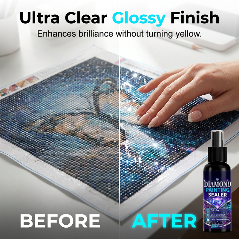 💥Last Day Special Sale 49% OFF👚Diamond Painting Sealer Spray