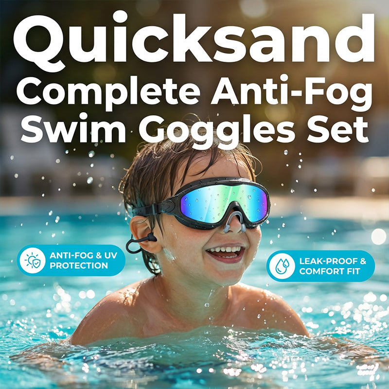 😍2026 NEW SALE-49% OFF😍Anti-Fog Swimming Goggles with Earplugs & Nose Clip