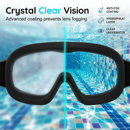 😍2026 NEW SALE-49% OFF😍Anti-Fog Swimming Goggles with Earplugs & Nose Clip