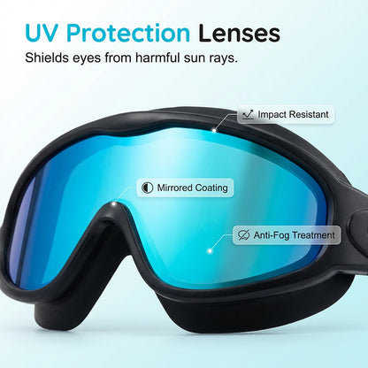 😍2026 NEW SALE-49% OFF😍Anti-Fog Swimming Goggles with Earplugs & Nose Clip