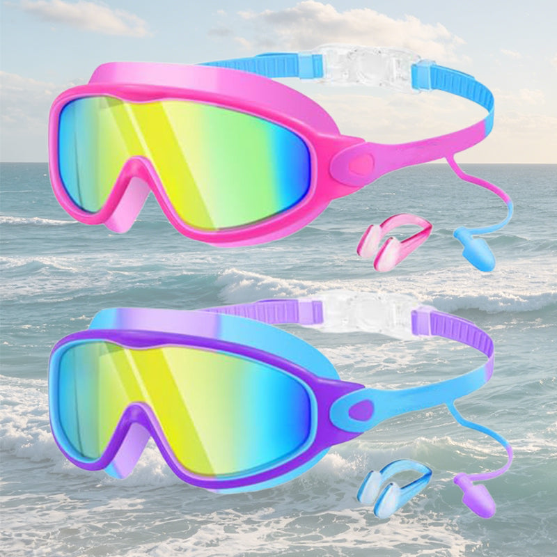 😍2026 NEW SALE-49% OFF😍Anti-Fog Swimming Goggles with Earplugs & Nose Clip