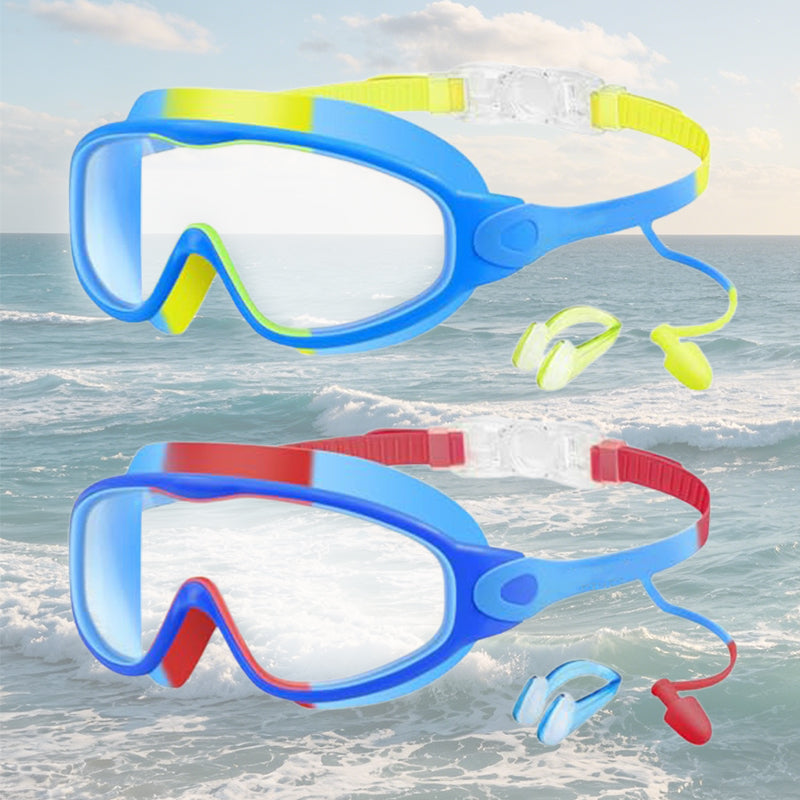 😍2026 NEW SALE-49% OFF😍Anti-Fog Swimming Goggles with Earplugs & Nose Clip