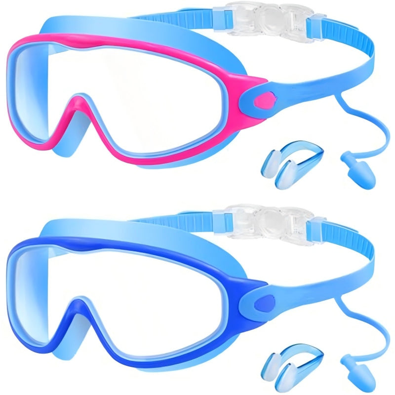 😍2026 NEW SALE-49% OFF😍Anti-Fog Swimming Goggles with Earplugs & Nose Clip