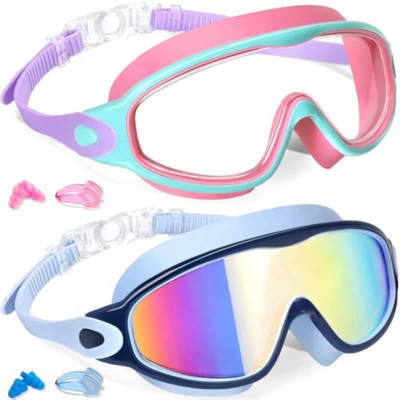 😍2026 NEW SALE-49% OFF😍Anti-Fog Swimming Goggles with Earplugs & Nose Clip