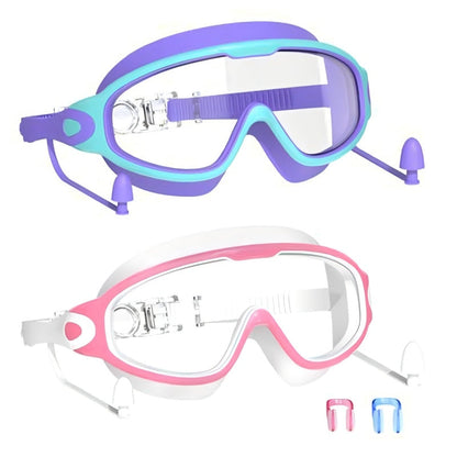 😍2026 NEW SALE-49% OFF😍Anti-Fog Swimming Goggles with Earplugs & Nose Clip
