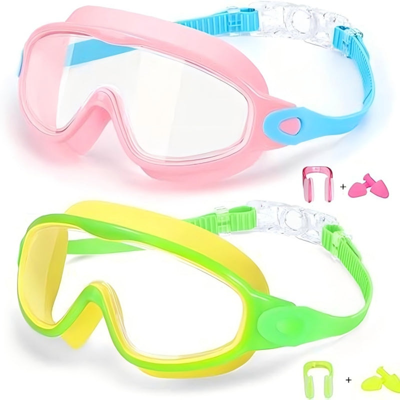 😍2026 NEW SALE-49% OFF😍Anti-Fog Swimming Goggles with Earplugs & Nose Clip