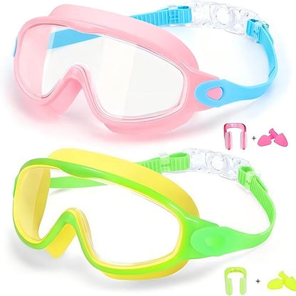 😍2026 NEW SALE-49% OFF😍Anti-Fog Swimming Goggles with Earplugs & Nose Clip