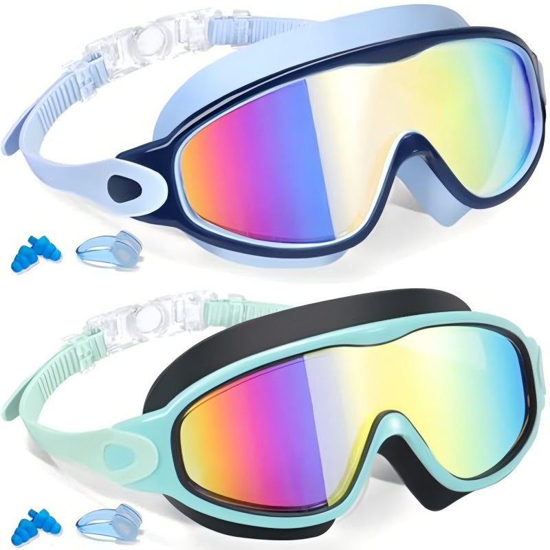 😍2026 NEW SALE-49% OFF😍Anti-Fog Swimming Goggles with Earplugs & Nose Clip