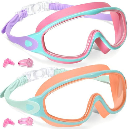 😍2026 NEW SALE-49% OFF😍Anti-Fog Swimming Goggles with Earplugs & Nose Clip